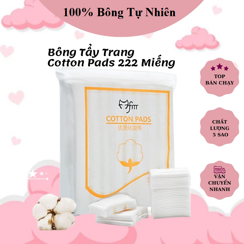 Túi 222 miếng 3 lớp Cotton Pads