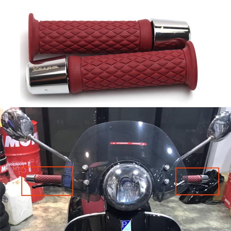 Cặp vỏ bảo vệ tay cầm bằng cao su cho xe máy Vespa Gts Gtv Lx Lt Primavera Sprint
