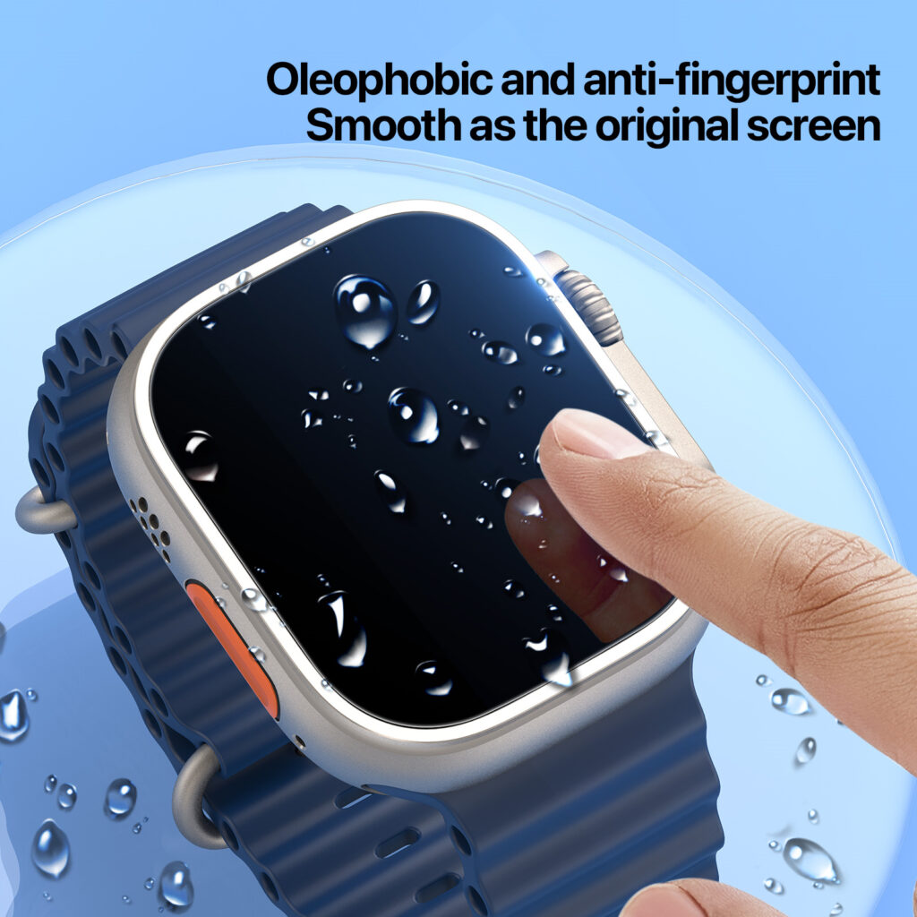 Miếng Dán Cường Lực Dux Ducis Eapa Series Tempered Glass Screen Dành Cho Apple Watch Ultra 2/ Ultra Full màn_ Hàng chính hãng