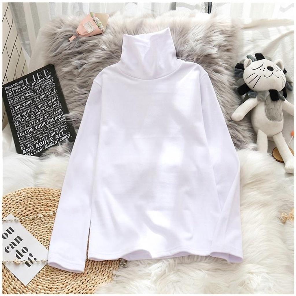 Áo lên cổ lọ tay dài dáng ôm cho nữ từ 45-55kg mặc tôn dáng dễ phối đồ thời trang
