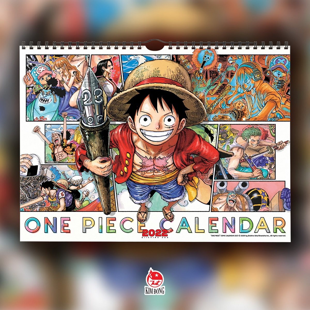 Lịch Manga Treo Tường One Piece 2022