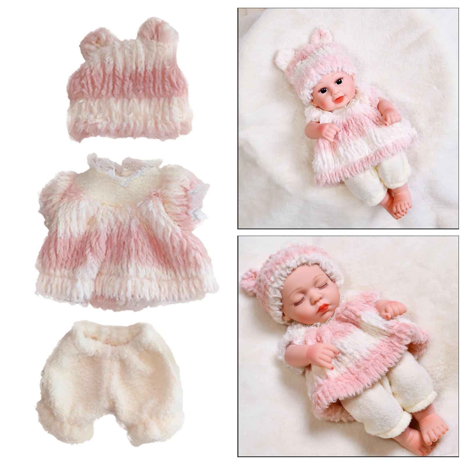 Handmade Baby Doll Clothes Costumes Pajamas for 30cm Baby Dolls