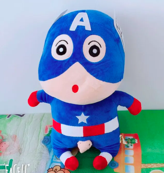 Thú nhồi bông Shin cậu bé bút chì đáng yêu - Size 35cm - Quà tặng gấu bông Cushin siêu nhân đáng yêu.