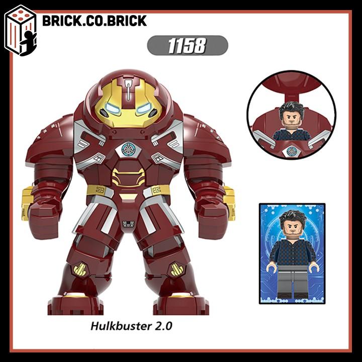Nhân vật Mô hình Đồ chơi Hulk Buster Siêu anh hùng bigfig Giáp sắt MCU X1157 - X1160