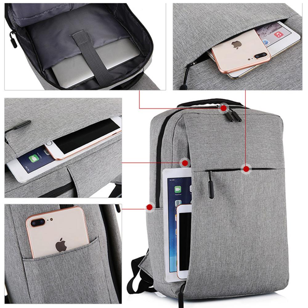 Túi Đựng Laptop Nam Nữ Backbag Du Lịch Daypacks Nam Giải Trí Ba Lô Mochila Laptop Túi Đựng Máy Tính Xách Tay USB Ba Lô Laptop Bao