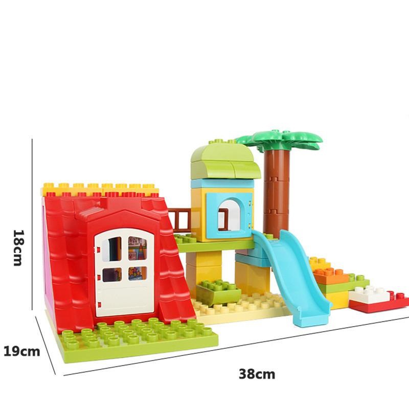 Bộ đồ chơi lắp ghép smoneo duplo Xứ sở thần tiên 50 chi tiết Toyhouse 55004