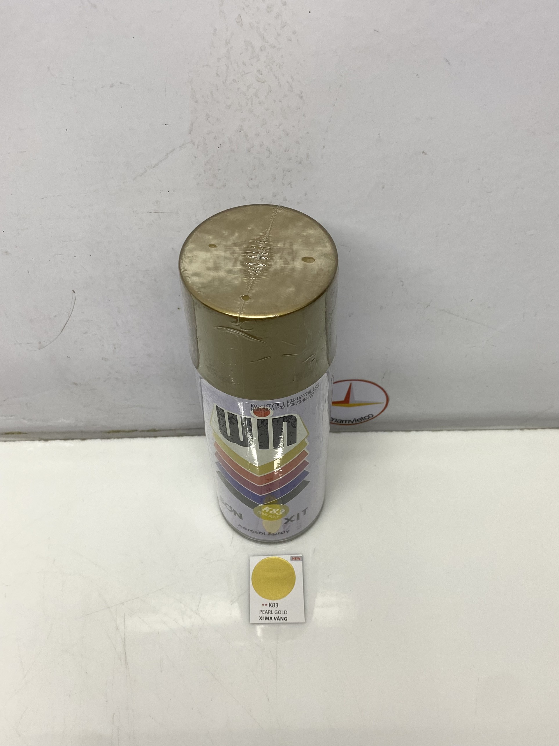 Sơn xịt mạ vàng Win màu Pearl Gold K83 400ml