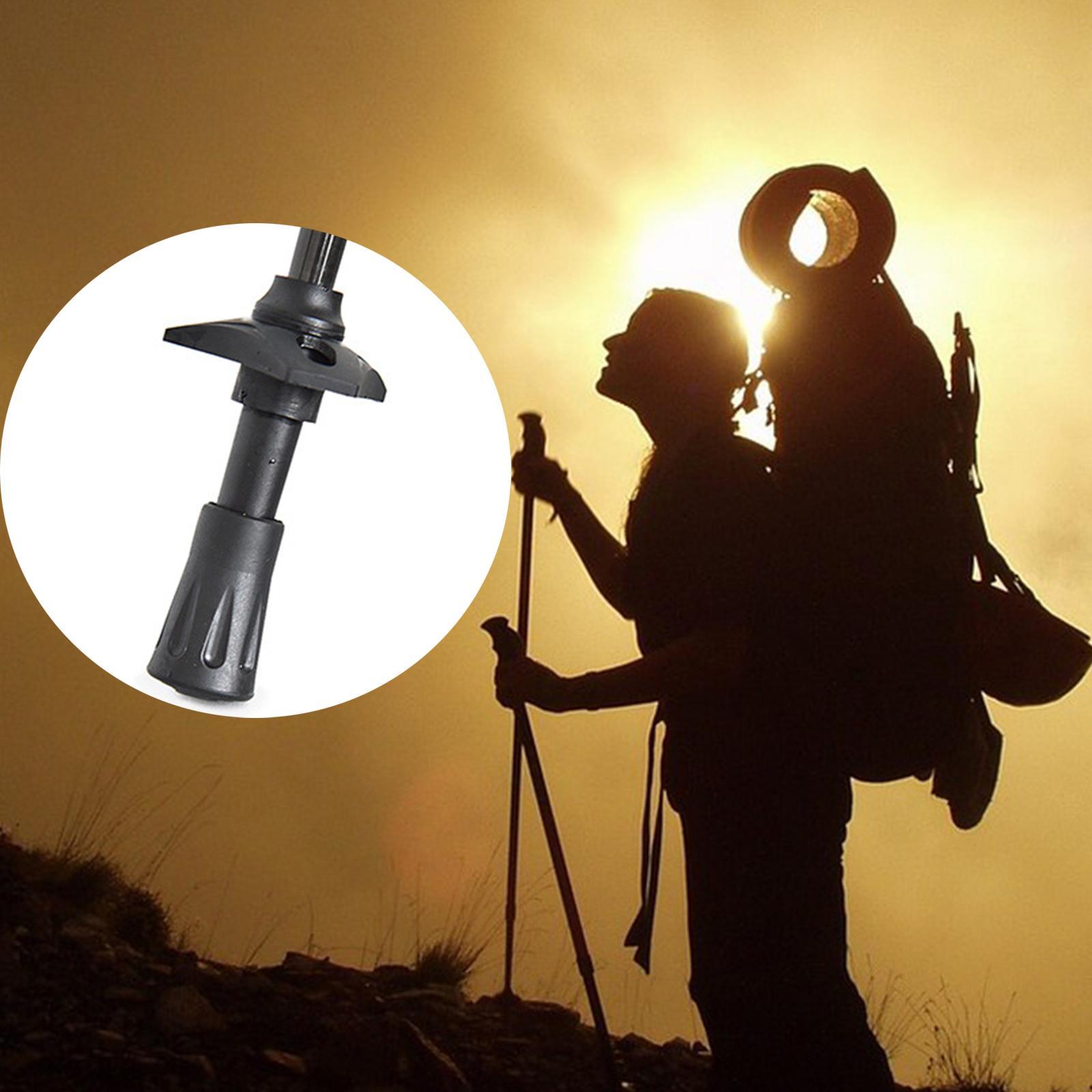 4x Walking Pole Tip Trekking Pole Tips Hiking Poles Rubber Tips for Camping