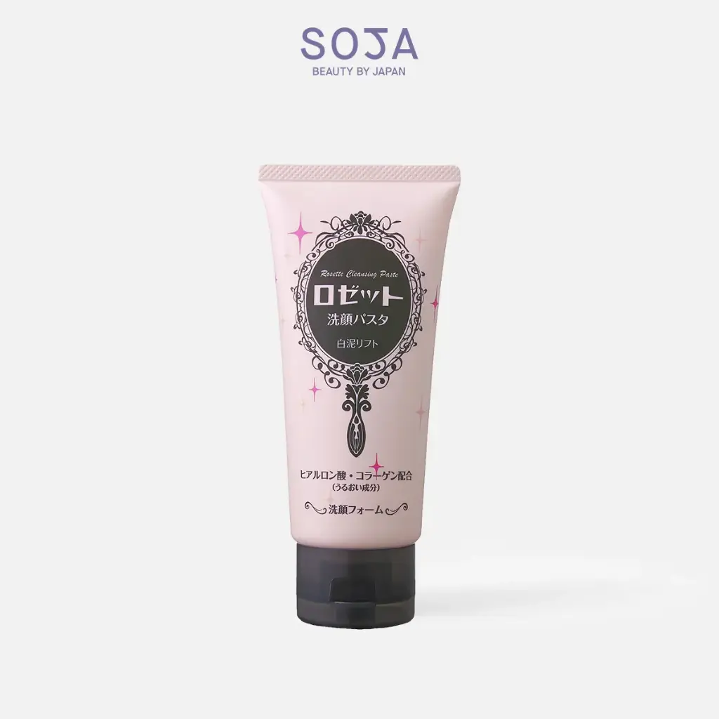 Sữa Rửa Mặt Rosette Dưỡng Ẩm Face Wash Pasta Glacial Clay Cleanser 120G