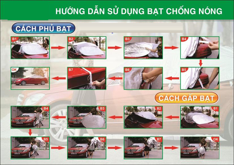 Bạt Che Nắng Nửa Xe Ô Tô 5 Chỗ Bản Sedan và Hatchback Mái Nhọn Cao Cấp. Bạt Chống Nắng Xe Hơi Mái Nhọn Xe Từ Chân Kính Dễ Dàng Tháo Lắp Nhanh