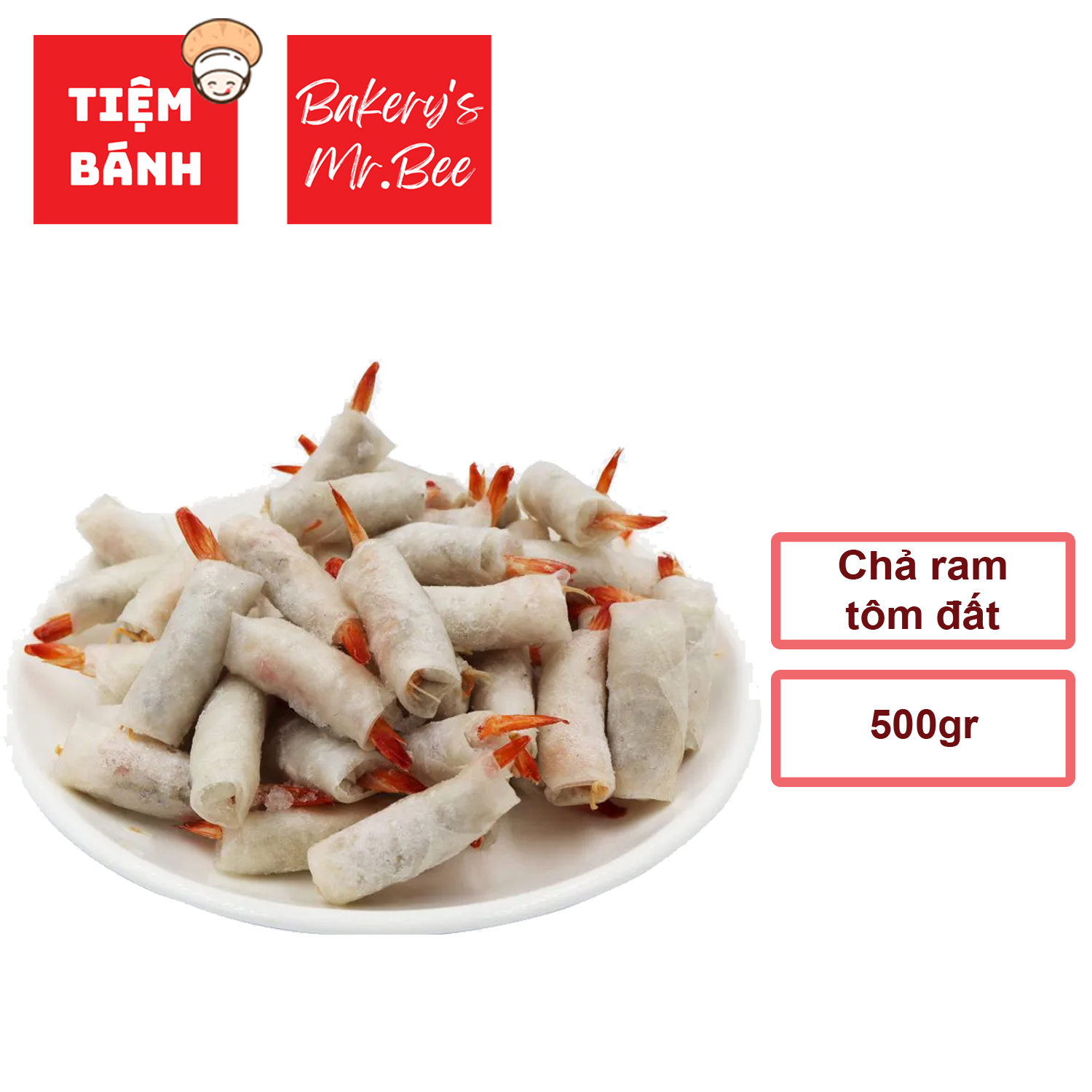 – Chả Ram Tôm Đất Bình Định - 1 khay 500gr