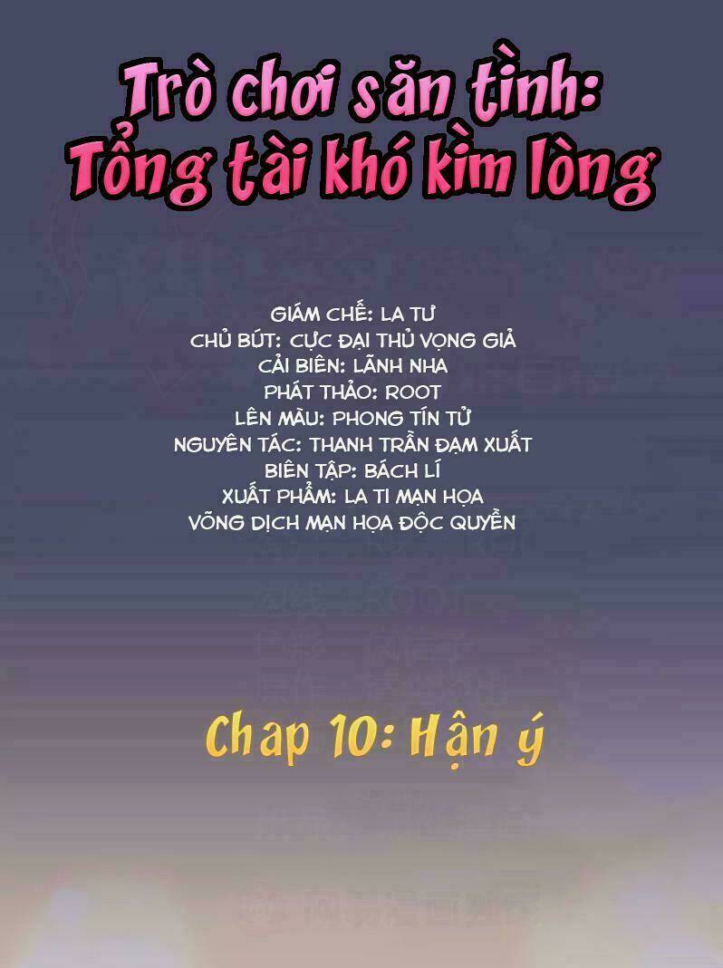trò chơi săn tình - tổng tài khó kìm lòng chapter 10 1