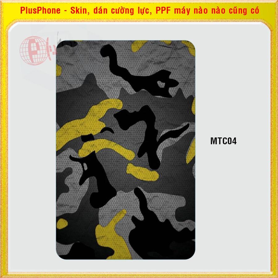 Dán Skin cho mặt sau iPad Mini 1, 2, 3, 4, 5 (7.9 inch) màu matrix camo