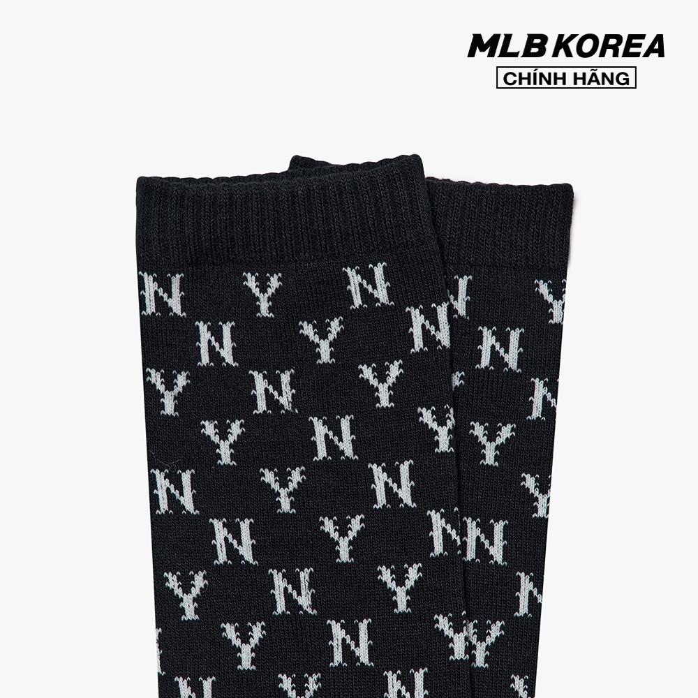 MLB - Vớ cổ cao unisex Classic Monogram 3ASOMM12N-50BKS