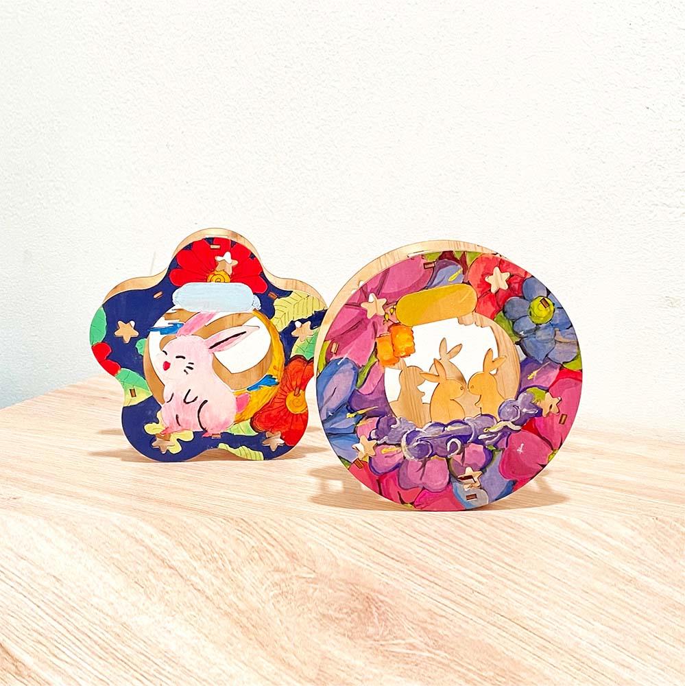 Lồng Đèn Sáng Tạo - Ngọc Thố Cung Trăng - Giftbrand GB07