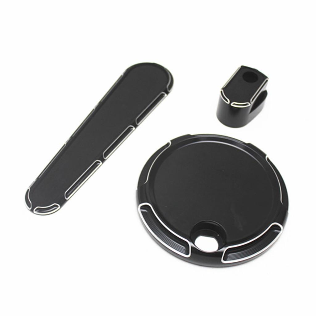 Fuel Gas   Cover & Round Door Ignition Cover for   Black