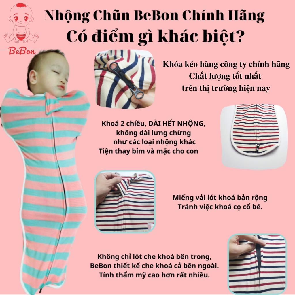 Nhộng Chũn , Quấn Chũn Sơ Sinh Bebon Giúp Con Ngủ Ngon Sâu Giấc-