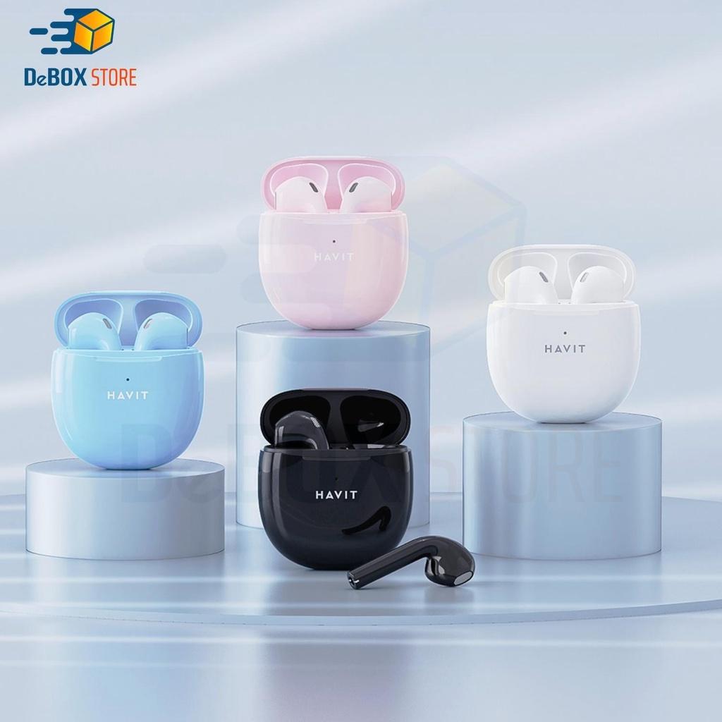 Tai Nghe Không Dây TWS HAVIT TW932 Bluetooth 5.2 Âm Bass Tăng Cường, Driver 13mm - Hàng Chính Hãng