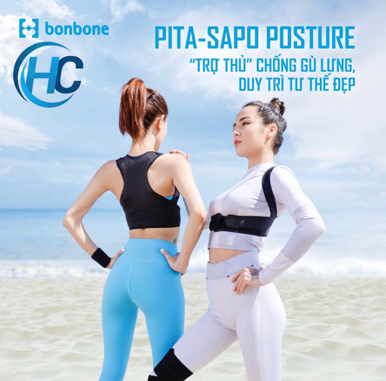 Đai Chống Gù Lưng Bonbone Pita Sapo Posture (Nhật Bản