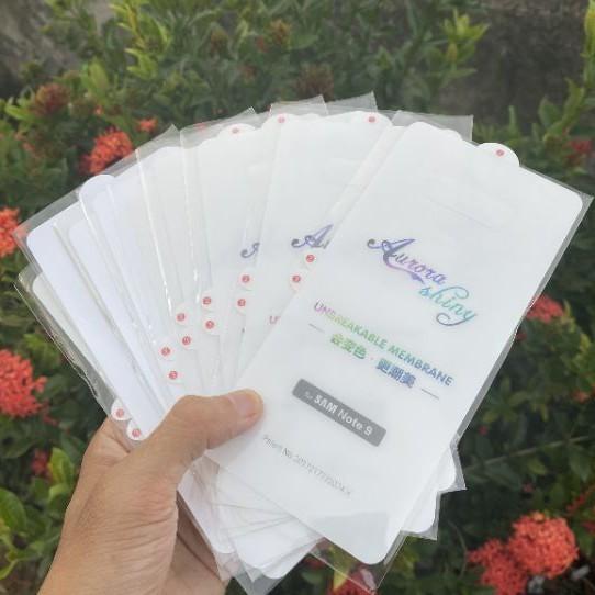 Miếng dán dẻo Samsung dành cho Samsung S8,S9,S10,plus,Note 8,Note 9,S10 5G, Note10,S20, S20+, S20 ultra mặt trước,mặt sau