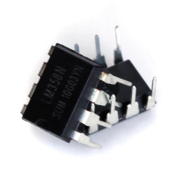 10x LM358N Low Power 8-Pin Dual Operational Amplifier