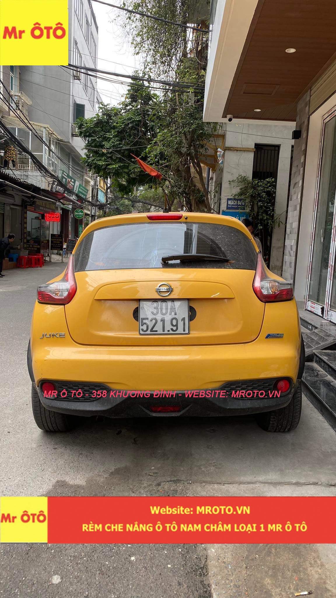 Rèm Che Nắng Xe Nissan Juke Hàng Loại 1 MR Ô TÔ