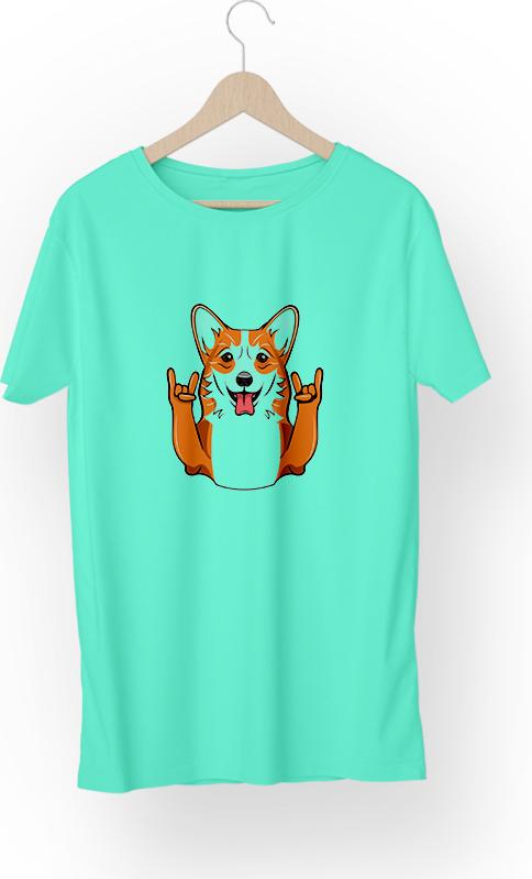 Áo Thun Couple Unisex ATLAN Form Rộng Hàn Quốc Mã TK146 Màu Xanh Ngọc - S - S