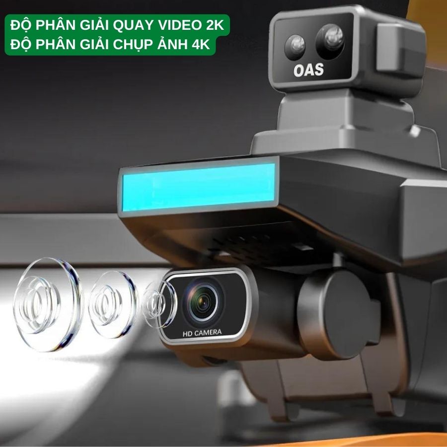 Flycam ZLL SG107 MAX - Thiết bị bay trang bị động cơ không chổi than kết hợp cảm biến tránh vật cản, bay đến 20 phút - Hàng nhập khẩu