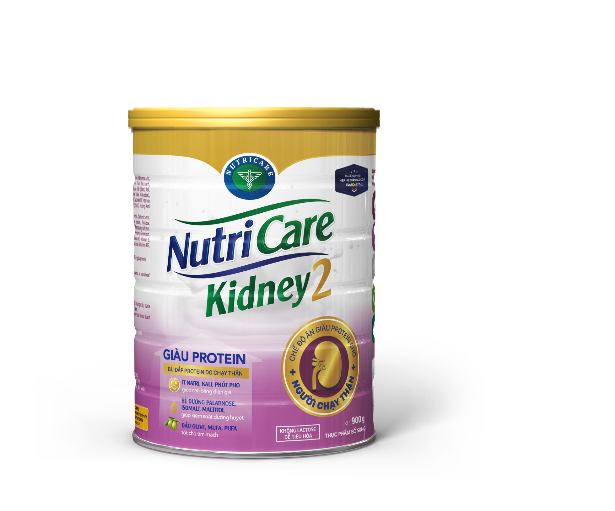 Sữa Kidney 2 900g của NutriCare - Chế độ ăn giàu Protein cho NGƯỜI CHẠY THẬN