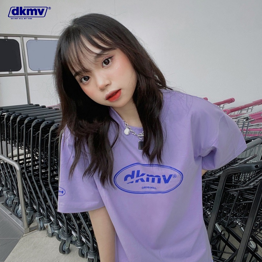 Áo phông nữ cute màu tím | DKMV Tee Original-Violet
