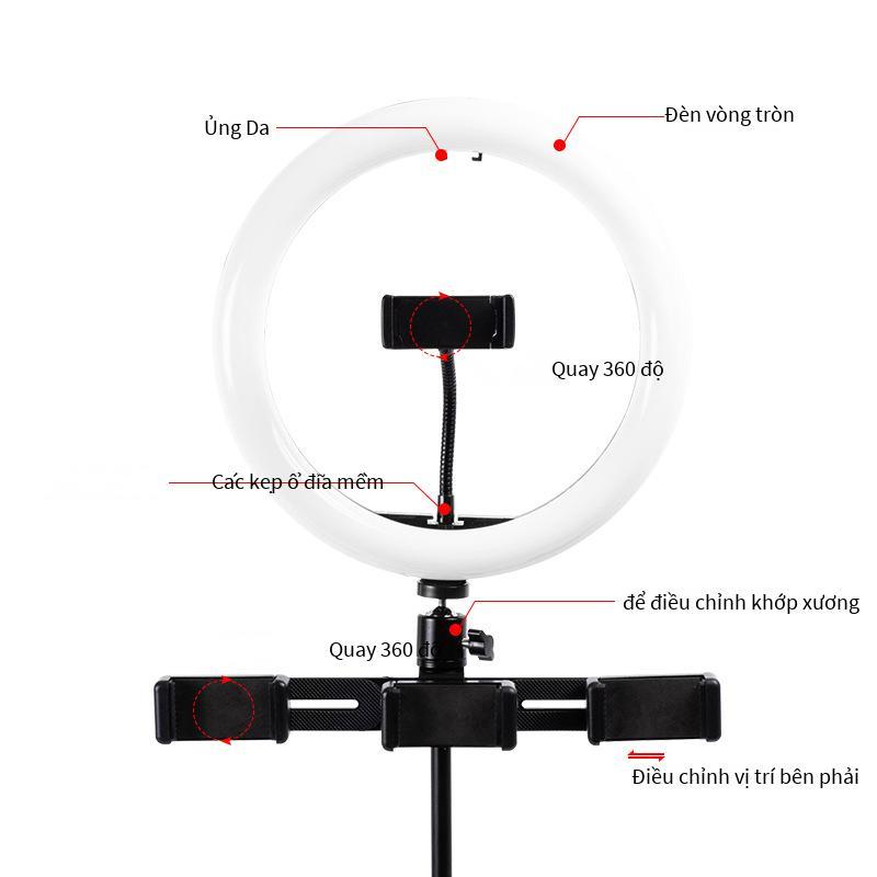 Đèn led chiếu sáng trực tiếp 10 inch khuyến mại vòng đèn led selfie làm đẹp đèn chiếu sáng trực tiếp