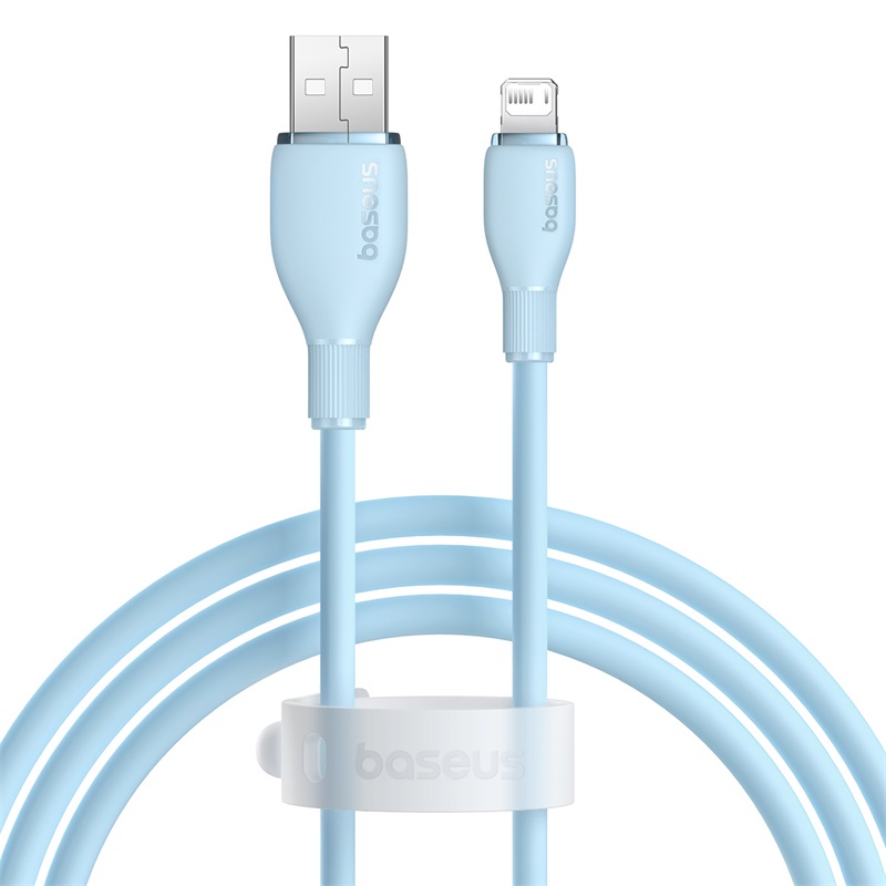 Cáp Sạc Nhanh Baseus Pudding Series Fast Charging Cable USB to iP 2.4A (Hàng chính hãng)