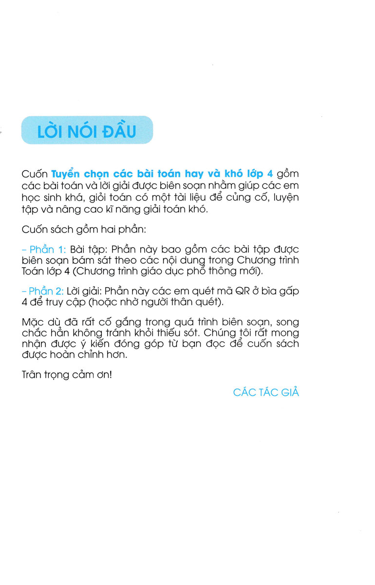 ND - Tuyển Chọn Các Bài Toán Hay Và Khó Lớp 4