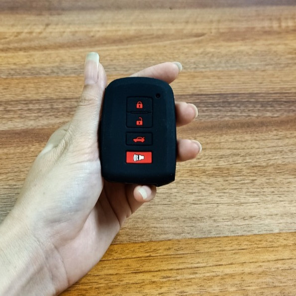 Ốp chìa khóa bọc chìa khóa xe toyota altis 2019 bọc silicon chống va đập