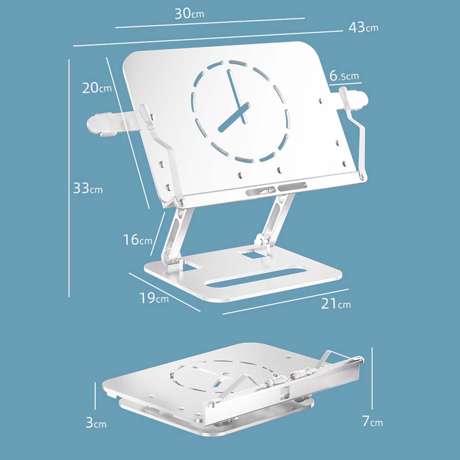Book Stand Holder Foldable for Reading Laptop Stand Portable for Office Desk Kitchen Cookbook