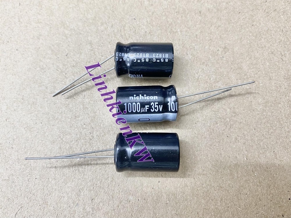 Tụ Hóa 1000uf 35v Nichicon Mới, Chính gốc 100%.