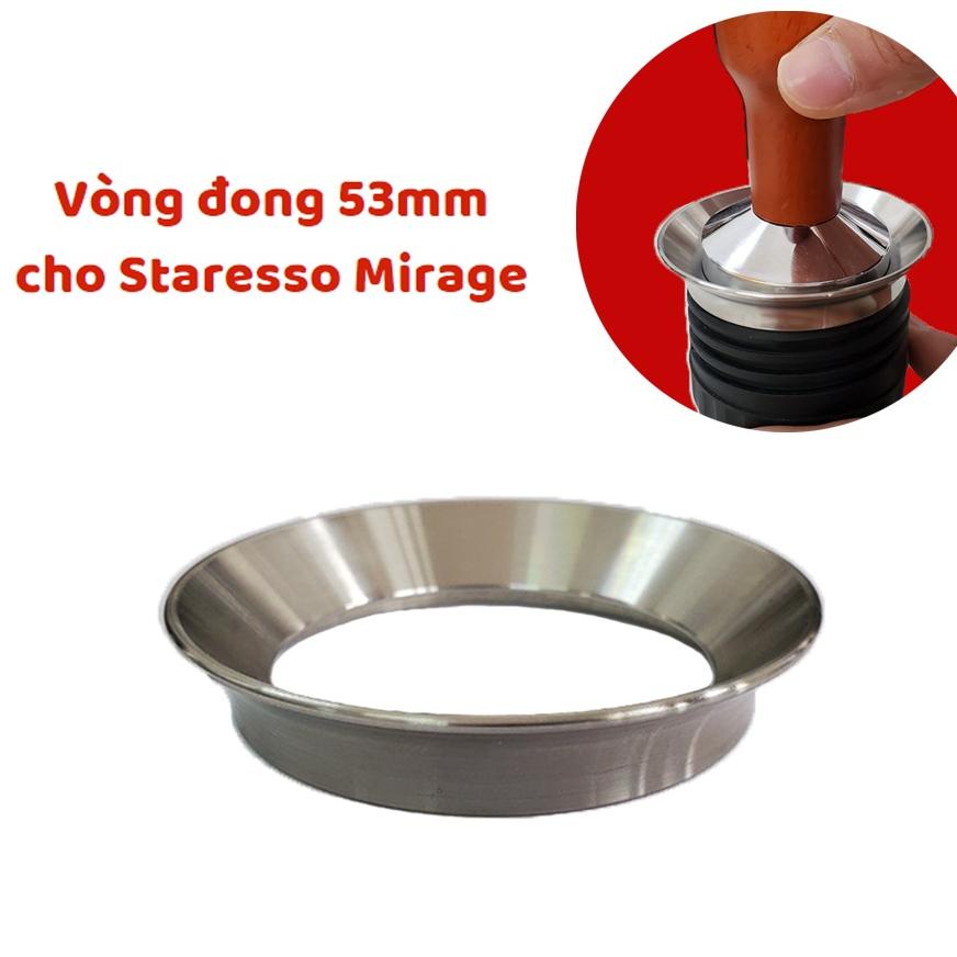 Vòng đong cà phê inox 53mm cho Staresso Mirage | Sử dụng cùng lúc được với Tamper