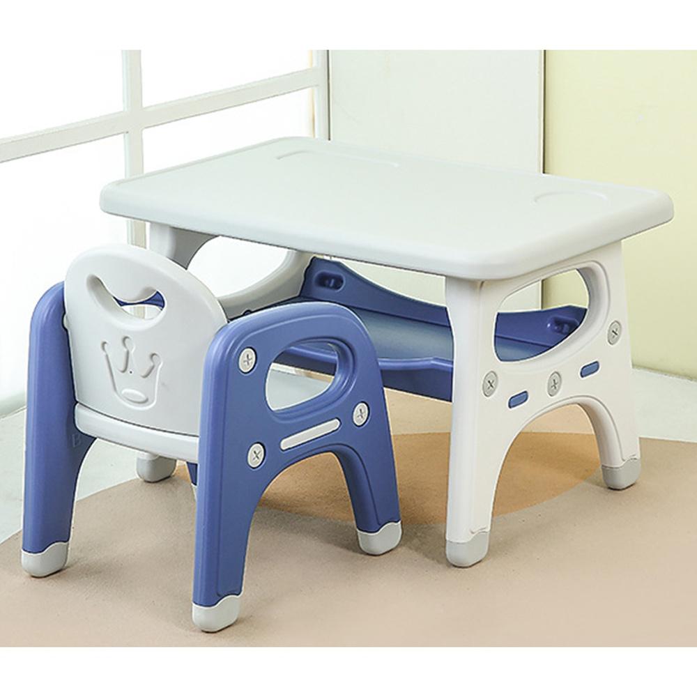 Bộ bàn học kèm 1 ghế cho bé VBC-UN-ZY02-1