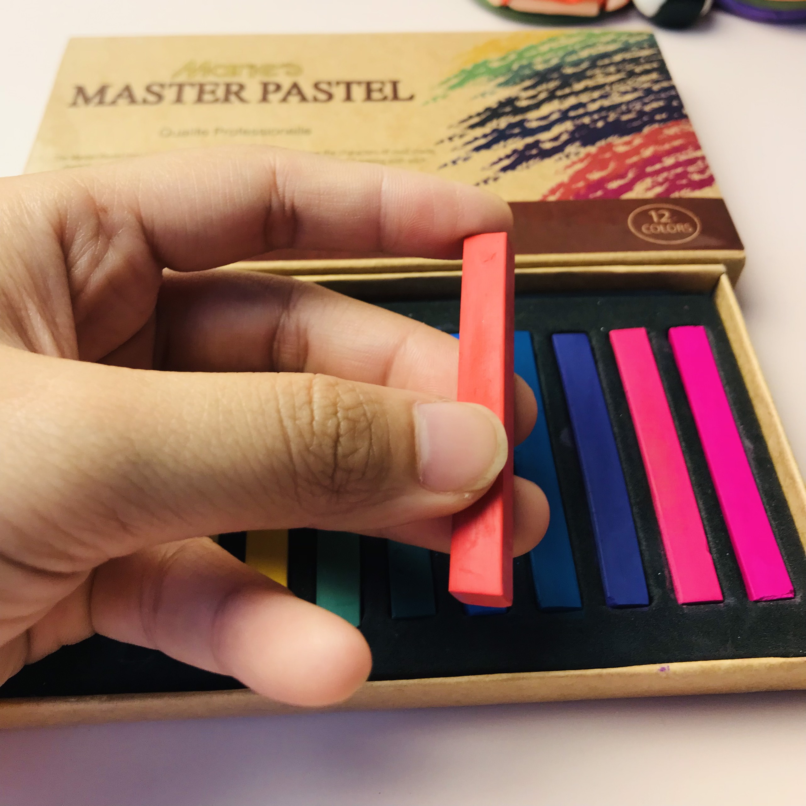 PHẤN TIÊN MARIE'S MASTER PASTEL 12 Màu - Phấn tô má hồng đất sét