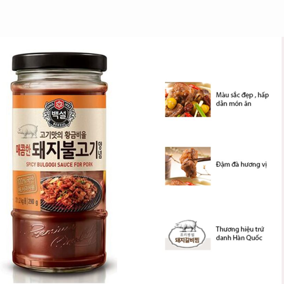 Xốt Ướp Bulgogi Heo Beksul 290g