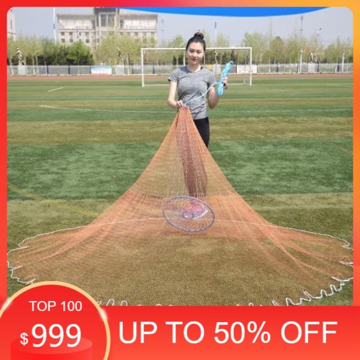 Siêu rẻ- CHÀI CÁ - chài đánh cá Thái Lan sợi dù có đĩa chuyên bắt cá tôm LDC-8