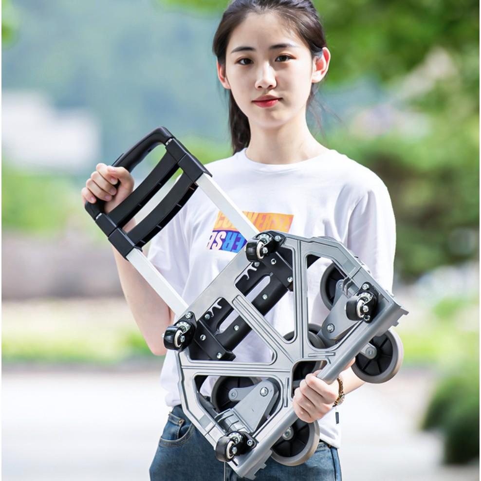 Xe kéo hàng dùng mọi bề mặt kể cả bậc thang chịu tải 200kg Stretch & Fold