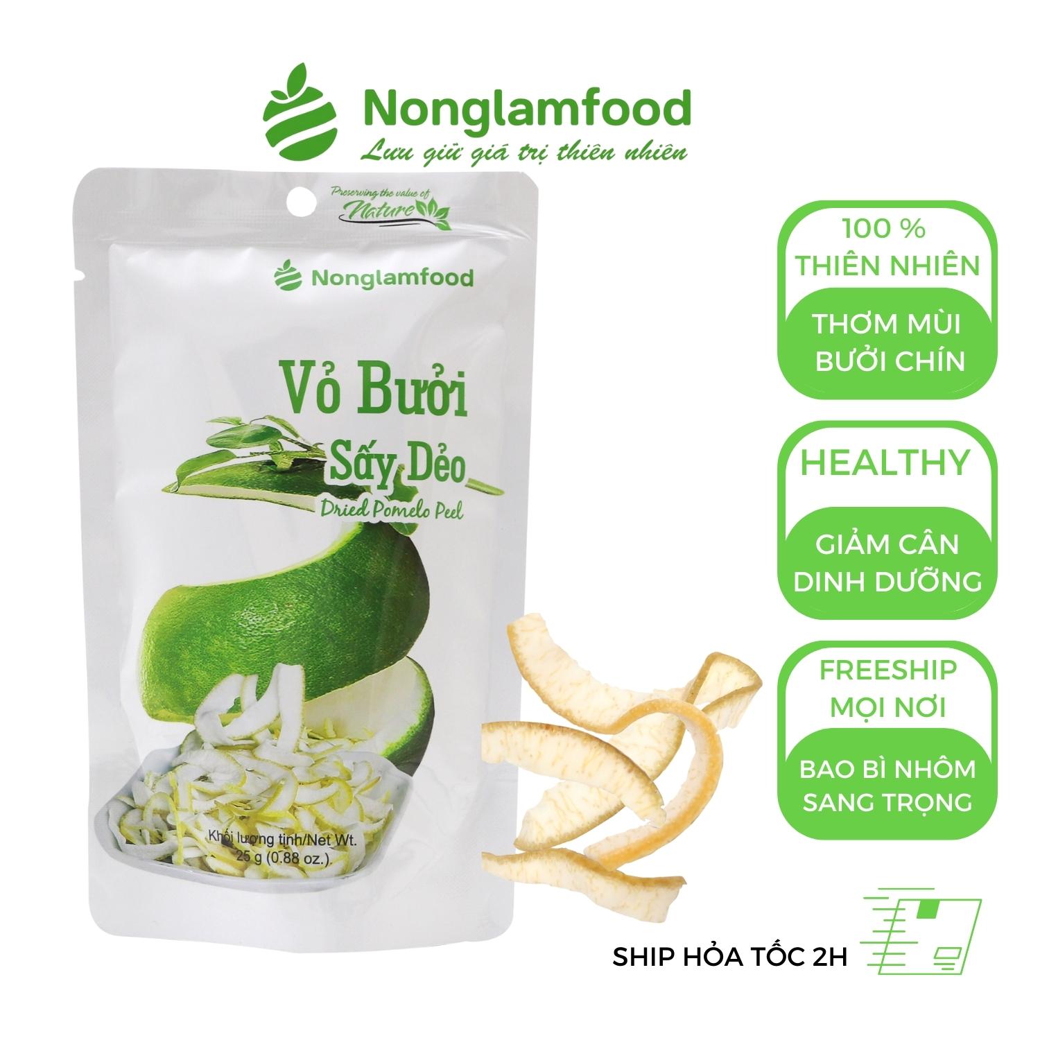 Vỏ bưởi sấy dẻo 85g GREEN FARM thơm mùi bưởi, ngọt thanh nhẹ nhẹ bổ sung dưỡng chất cơ thể hỗ trợ giảm cân