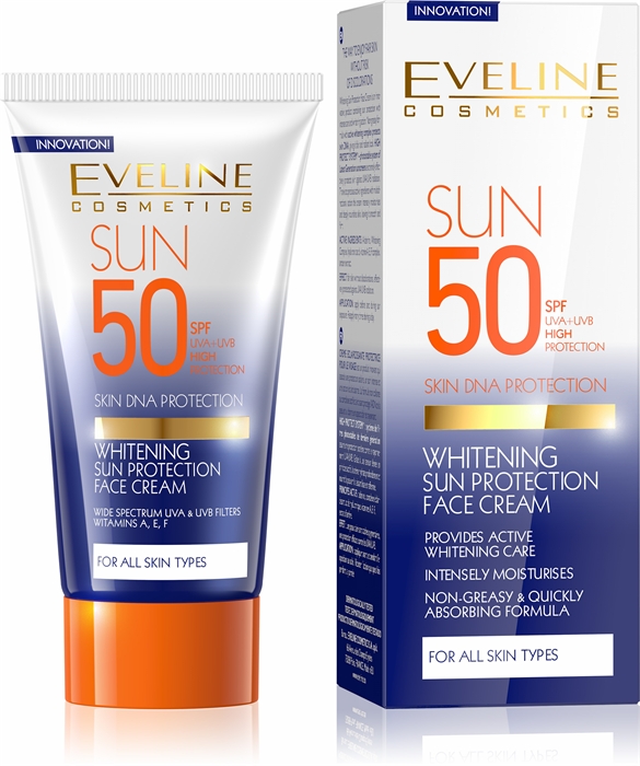 Kem Chống Nắng Trắng Da Eveline Suncare Expert SPF 50 (50ml) - EVEL8090