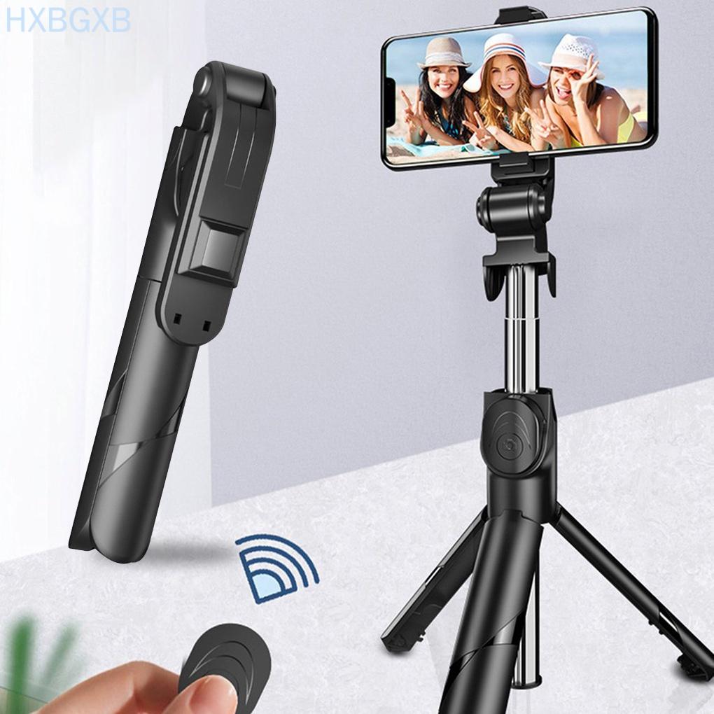 Gậy Chụp Ảnh Selfie Hxbg Kết Nối Bluetooth 4.0 Cho Điện Thoại Đen