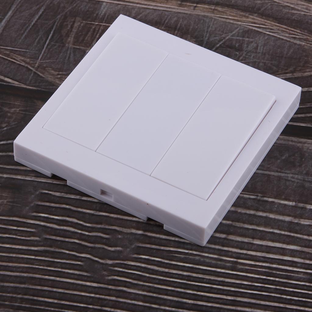 Lovoski 433Mhz Wireless Remote Control Light Switch Wall Panel 3 Way