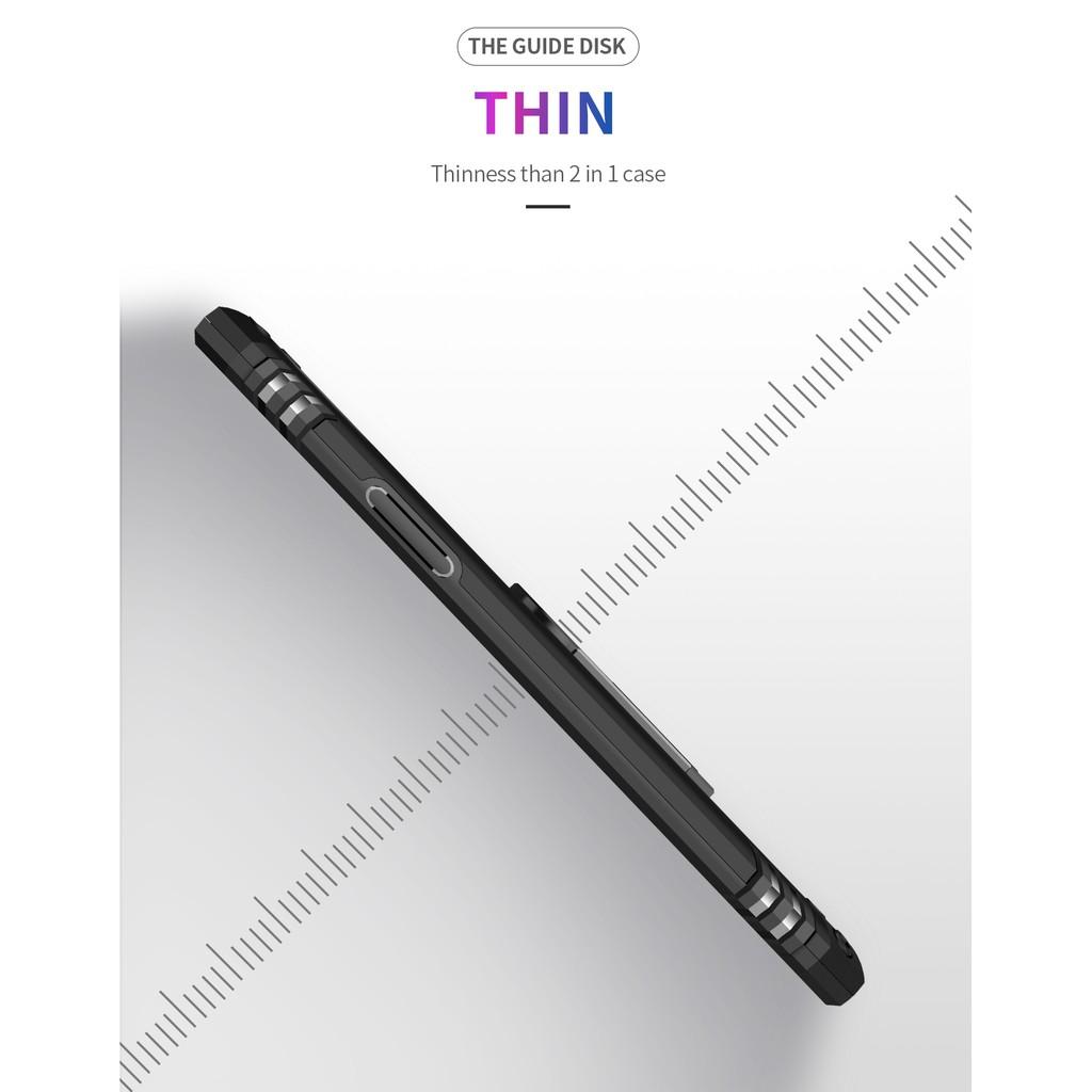 Ốp lưng cho iPhone 11 chống sốc 2 lớp kèm nhẫn iring làm giá đỡ