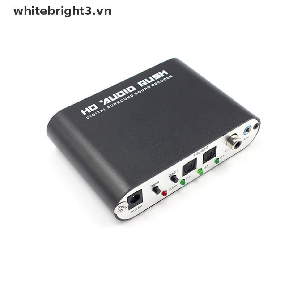 Thiết Bị Âm Thanh Kỹ Thuật Số Màu Trắng 3 5.1 AC-3 LPCM