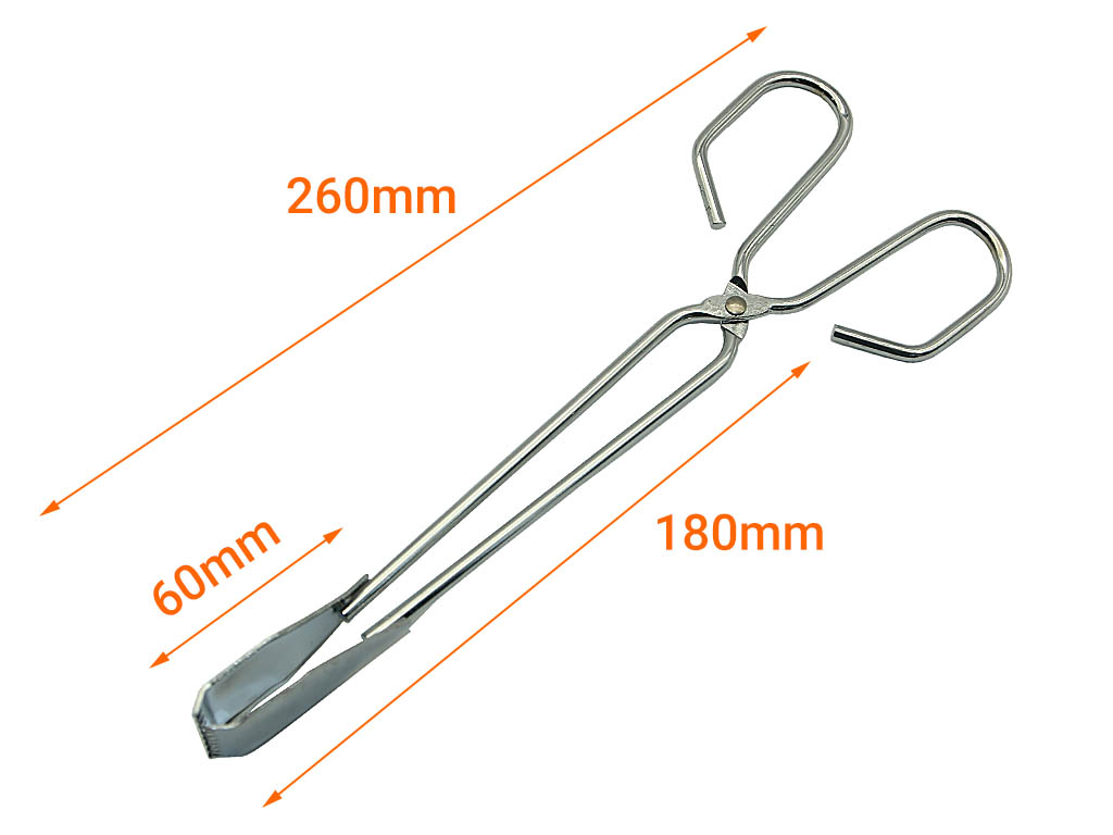 Kẹp gắp Inox dài 26cm hình kéo mũi bẹt