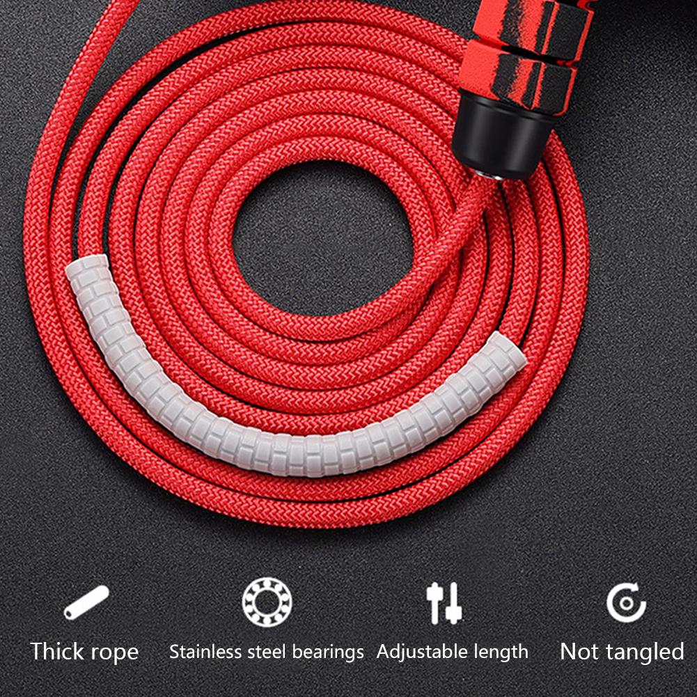 Tốc Độ Tập Thể Dục Dây Nhảy Thể Dục Tập Luyện Không Trượt Đua Xe Có Thể Điều Chỉnh Mang Thấm Hút Mồ Hôi Bỏ Qua Nhựa Tay Cầm Ergonomic